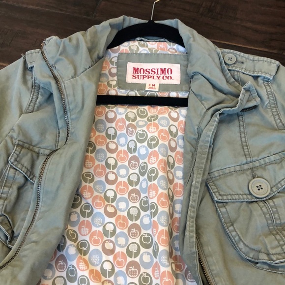 Light army green utility jacket - Picture 2 of 2